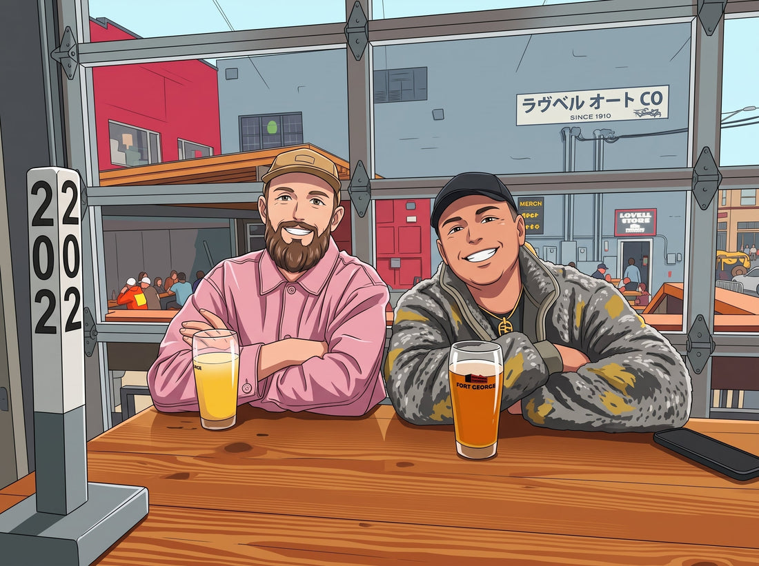 Anime style art print made from a photo